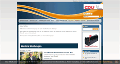 Desktop Screenshot of cdu-waltrop.de